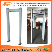 6 Zone Door Frame Metal Detector Cylindrical Walk Through Metal Detector